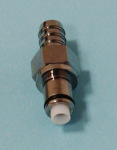 Connettore benzina 11mm in ottone cromato maschio UNIVERSALE